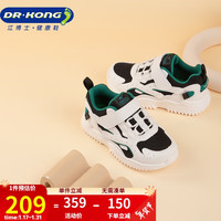 DR.KONG 江博士 学步鞋运动鞋 秋季男童轻便舒适健康鞋B14233W006白/黑 30