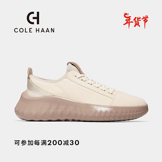 COLE HAAN 歌涵 colehaan/歌涵 女鞋休闲鞋 23年秋季轻盈透气蒲公英运动鞋W29649 米色-W29649 37