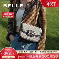 BeLLE 百丽 女士单肩小方包 X5737AX2 蓝色 小号