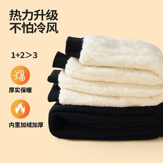 Classic Teddy精典泰迪童装儿童加绒裤子男童加厚棉裤中小童保暖长裤 字母 110
