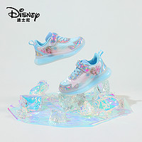 88VIP：Disney 迪士尼 童鞋女童春秋运动鞋2023网面透气儿童鞋女孩子休闲公主鞋潮