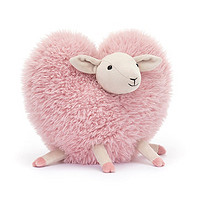 邦尼兔（jellycat(baby)）抱枕邦尼兔玩偶公仔Aimee Sheep爱心小羊AME2S Aimee Sheep 8英寸