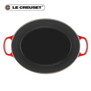 酷彩（Le Creuset）法国珐琅铸铁椭圆形锅煎炒炖煮锅微压 1cm 23.cm 椭圆形锅鸢尾紫