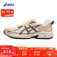 亚瑟士ASICS女鞋越野跑鞋抓地耐磨运动鞋舒适透气跑步鞋 GEL-VENTURE 6 白色/米色