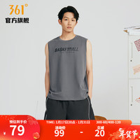 361°运动背心男2024夏季新款宽松舒适无袖上衣 【款