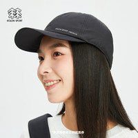 /可隆 KOLON SPORT运动帽 男女同款户外SEISHIN联名款休闲帽子 LUCA4STK73-BK 黑色 56