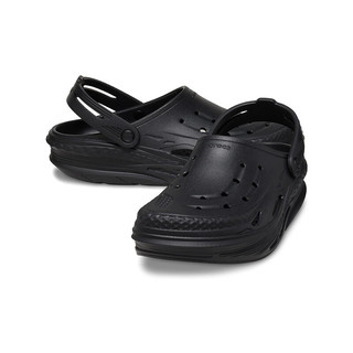 crocs 卡骆驰 电波洞洞鞋男鞋女鞋沙滩鞋包头拖鞋|209501 黑色-001 44(280mm)