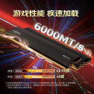 Crucial 英睿达 美光 24GB DDR5 6000频率 台式机内存条