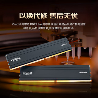 Crucial 英睿达 美光 24GB DDR5 6000频率 台式机内存条