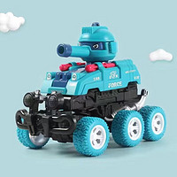 哦咯 儿童玩具碰撞变形惯性坦克可发射炮弹
