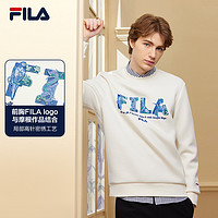 FILA 斐乐 ×V&A联名系列斐乐男子卫衣2024春季新款长袖新年款运动上衣