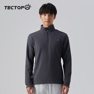 TECTOP 探拓 抓绒衣男女拉链立领打底衫加厚保暖套头卫衣冲锋衣内胆