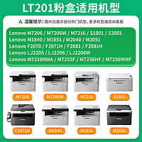 88VIP：才进 联想LJ2206w硒鼓M7255F打印机粉盒M2040/M2051/F2071H/F2081H