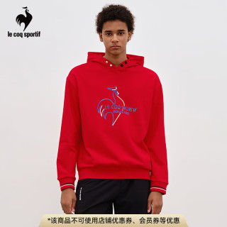 乐卡克法国公鸡男女款2024春季新年款三色系列连帽卫衣l241ucna2106