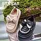 ST&SAT 星期六 儿童新款时尚面包鞋棉花糖鞋底+蝴蝶节装饰