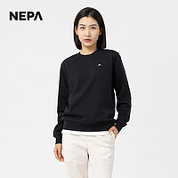 NEPA 耐葩2023秋冬新品户外男女同款简约圆领长袖休闲T恤7JE5363