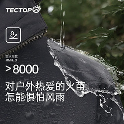 TECTOP 探拓 户外冲锋衣男三合一可拆卸两件套女士抓绒登山服防水冬季外套