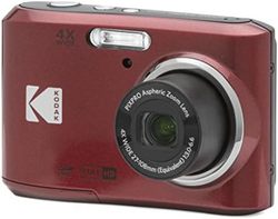 Kodak 柯达 PIXPRO Friendly Zoom FZ45-RD 16MP 数码相机带 4 倍光学变焦 27mm 广角和 2.7&#34