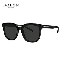暴龙(BOLON)眼镜2024年王俊凯同款方形大框偏光太阳镜开车墨镜男潮 BL3185C10 C10-灰色(偏光)