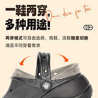 crocs 卡骆驰 女2024春季运动拖鞋 208186-001 34-35