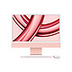 苹果 Apple iMac M3版 24英寸 一体机 粉色（M3 8+10核、核芯显卡、8GB、512GB SSD、4.5K、MQRU3CH/A）