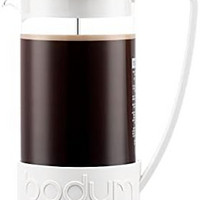 bodum 巴西 8 Cup法压咖啡壶，白色，34盎司(1.0升)