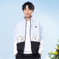 梭织夹克防风外套男春秋款时尚拼色户外运动跑步训练运动服男