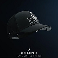 COMPRESSPORT限量 暗黑版 Black 2023 卡车帽 II Trucker Cap 黑/白 均码