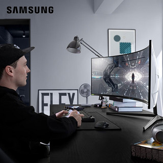 三星（SAMSUNG）49英寸 双2K 游戏电竞显示器【240Hz】曲面量子点宽屏 带鱼屏 办公电脑屏幕 C49G95TSSC