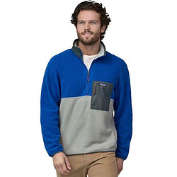 Patagonia 巴塔哥尼亚 男款轻盈抓绒衫Microdini 1/2-Zip Pullover