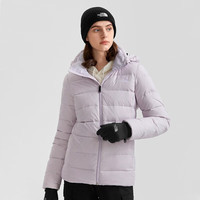 The North Face北面羽绒服女户外550蓬鹅绒保暖外套4U7V 6S1/紫色