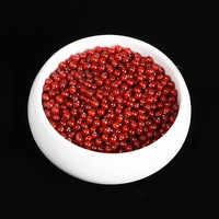 琉丽 黑红玛瑙珠子散珠水晶手串配珠手链串珠手工diy材料玉小配件 红 玛瑙4mm/包