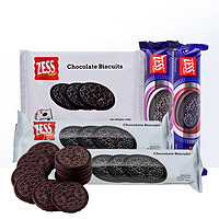 Zess 杰思 牌巧克力饼干奥奥马来西亚zess无夹心单独小包装圆饼
