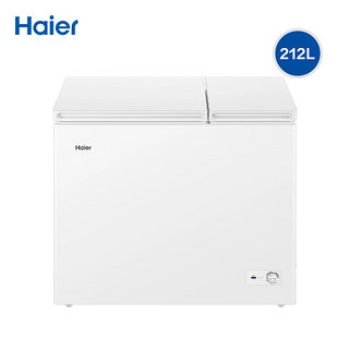 海尔（Haier）冰柜家用双温212升 冷藏冷冻双温双箱减霜卧式冷柜 速冻保鲜商用雪柜FCD-212GHXZ