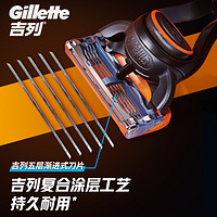 88VIP：Gillette 吉列 锋隐2刀头6刀头5层刀片手动剃须刀刮胡剃胡子