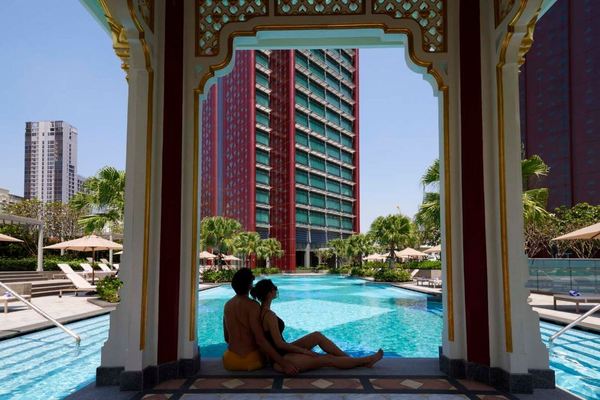 非常核心的位置，客房面积46㎡起步！泰国察殿曼谷大酒店 豪华特大床/双床房1晚套餐