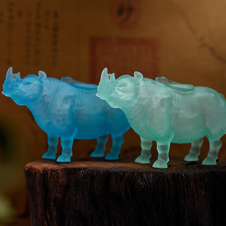 中国国家博物馆灵犀自在工艺品3D技术摆件博物馆家居摆件饰品创意年货节 灵犀自在工艺品-绿