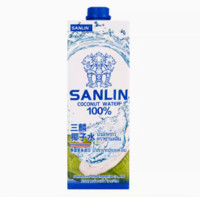 SANLIN 三麟 泰国sanlin三麟100%椰子水天然进口纯椰汁果汁 1L