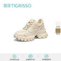 tigrisso 蹀愫 2024春新款轻便增高时尚休闲鞋女鞋TA54191-52