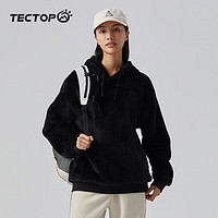 TECTOP 探拓 2023新品抓绒衣男珊瑚绒卫衣女摇粒绒秋冬柔软保暖厚实外套