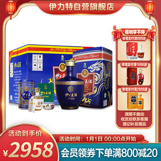 YILITE 伊力特 伊力王酒 蓝王 30 52%vol 浓香型白酒 500ml*6瓶 整箱装