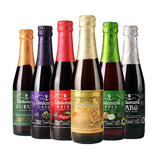 Lindemans 林德曼 啤酒组合装 混合口味 250ml*6瓶