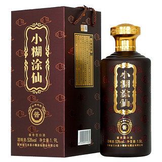 88VIP：小糊涂仙 酒金酱酒坊53度1.9L 送猪年生肖纪念酒750ml