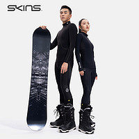 SKINS 思金斯 S3 中度压缩 男士滑雪运动套装 压缩衣压缩裤滑雪袜三件套 黑色 XXL