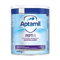 爱他美（Aptamil）英国pepti深度水解1段特殊配方奶粉（0-6个月）400g 深度水解 1段(0-6个月) 小罐