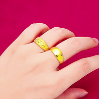 钛钢戒指 满天星男女戒指光面情侣戒指开口戒指精美时尚女款饰品
