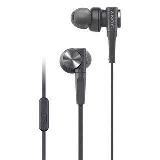 SONY 索尼 MDR-XB55AP 入耳式有线耳机 黑色