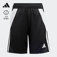 adidas足球运动短裤男大童春季阿迪达斯IR9368 黑色/白 176CM