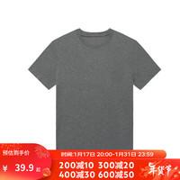 DECATHLON/迪卡侬 纯棉 男士运动T恤 深灰色(新) XL
