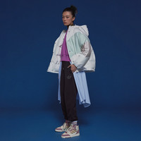 adidas 阿迪达斯 530蓬运动保暖连帽鸭绒羽绒服女装秋冬adidas阿迪达斯三叶草